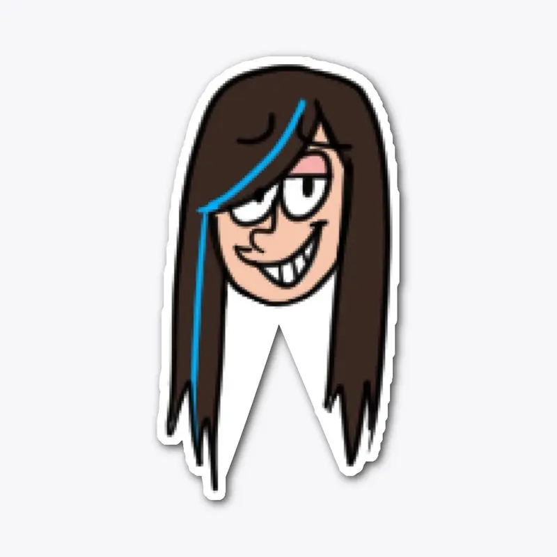 Epic Gamer Girl  Head Sticker