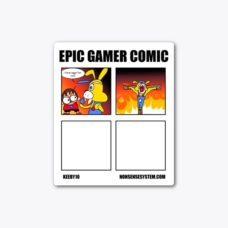 Epic Gamer Comic 29 Sticker